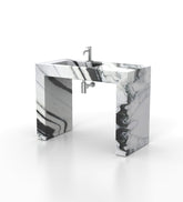 Wonder 48 - L Pedestal Sink Zicana Boutique - Zicana Boutique - 2